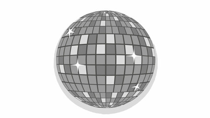 Shiny New Year's Eve Party Element for Celebration and Dancing