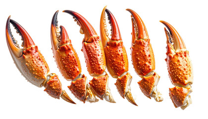 Stone Crab Claws Highly Detailed Isolated on White Background