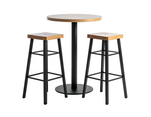 Modern counter height table and stools set