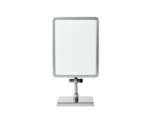 Blank display sign on a stand, ready for content