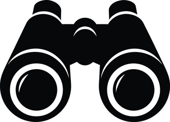 microscope icon silhouette vector illustration on transparent background