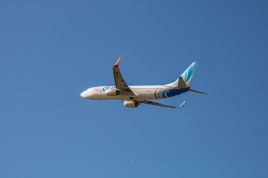 Commercial passenger jet airliner