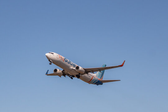 Commercial passenger jet airliner