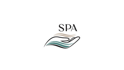 Luxury Spa and Wellness Relaxation Abstract Logo Vector