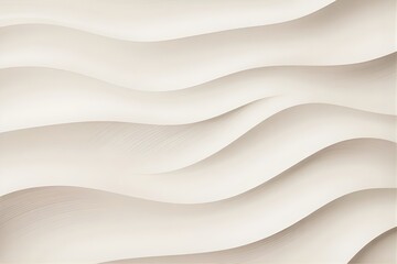 Fototapeta premium Abstract flowing wavy pattern in light beige creating a serene and modern texture