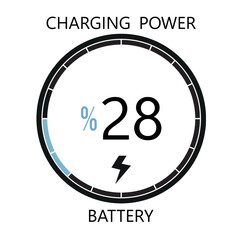 Outdoor EV charging station for electric car. Public power supply for e-car battery charging. Charging point for electric vehicle with cable plug, digital display and keypad