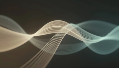 Flowing Light Waves Over Dark