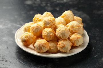 White Chocolate Truffles covered with white chocolate