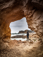 Cala blanca en la provincia de alicante