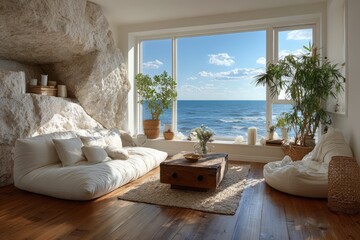 Eco minimalism - interior design trend 2026