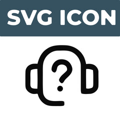 Customer Help Icon outline