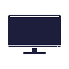 Computer monitor icon illustration