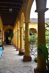 Patio&nbsp;colonial&nbsp;au&nbsp;Mexique
