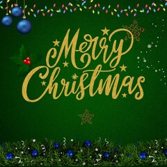 Merry Christmas Greeting Card