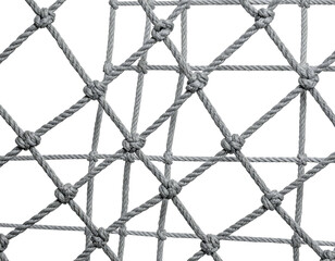 Intertwined thick rope knot pattern, abstract texture