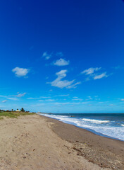 Fototapeta premium Sunny Day at the Beach, Fort Pierce, Florida
