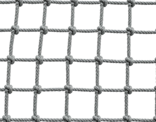 Textured rope net pattern with knot details