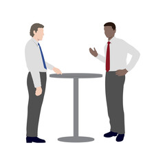 Fototapeta premium set of business people in flat style vector