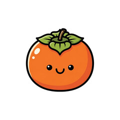 Cute Persimmon Cartoon. (3)