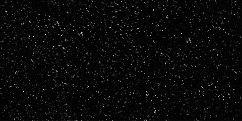 Black background with white splashes. Cosmos background. Night Sky Fill with Star