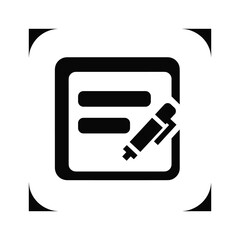 Edit document icon
