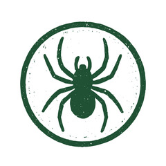 spider icon logo seal vector on white background
Vector stamp icon
