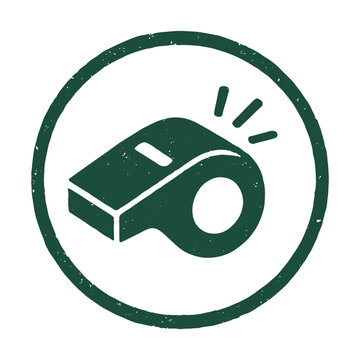 whistle icon logo seal vector on white background
Vector stamp icon