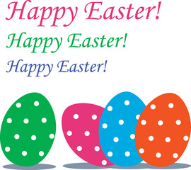 Vector illustration for Easter. Can be used for a postcard, website, book, poster, or wrapping paper.
