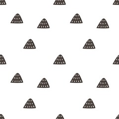 Seamless pattern with abstract decor elements. hand drawing. design for fabric, textile, wrapper, print	
