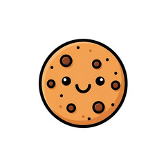Fototapeta premium Happy Cookie Icon.