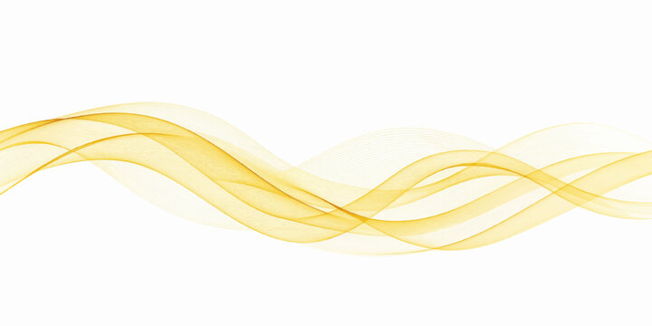 Abstract yellow wave line curve design vector illustration pattern technology background. high, color, smoke, orange, cable, swirl, green, backdrop, backgrounds