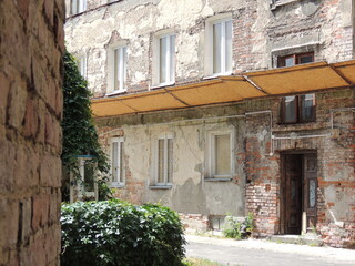 Fototapeta premium Narrow street in old town - Warsaw - Poland