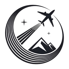 helicopter icon vector illustration. Air Travel and Adventure Icon
