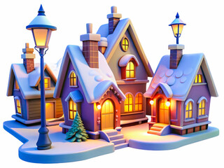 a small house with a light on top