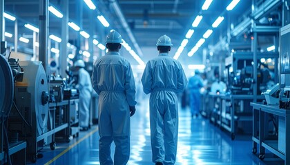 people are working in the factory