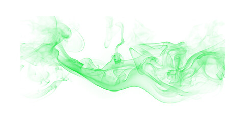 Vibrant green smoke effect background dynamic flowing neon glow vapor abstract mystical magic gas digital art overlay