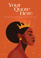 Black Queen Poster Design