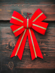 Festive Red Bow