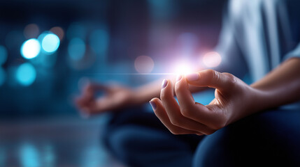 Wellness enhancement visualization defocused background elements mindfulness and self care techniques stress management strategies illustration optimal results achievement men