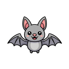 Fototapeta premium Cartoon Bat Flying.