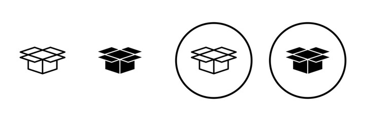 Box icon vector. box sign and symbol, parcel, package