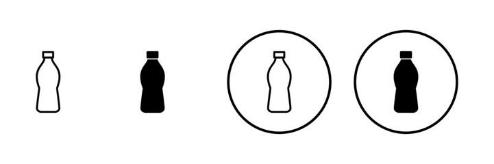 Bottle icon vector. bottle sign and symbol
