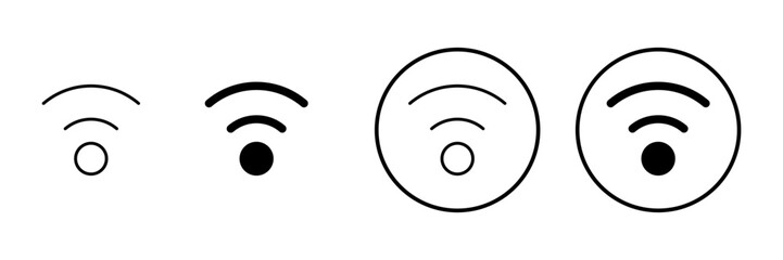 Wifi icon vector. signal sign and symbol. Wireless  icon