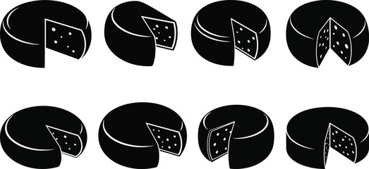 Optical illusion featuring repeating black cheese wedge shapes in a pattern