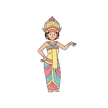 Balinese Dancer Pose. (2)