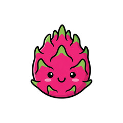 Cute Dragon Fruit Emoji.
