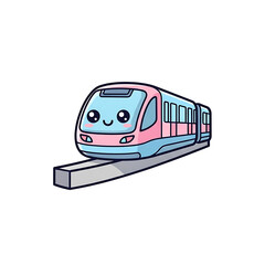 Cute Train Cartoon. (14)
