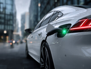 Electric Vehicle Charging Station Green Energy