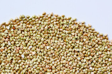 Raw buckwheat groats, a gluten-free superfood rich in fiber, protein, and minerals