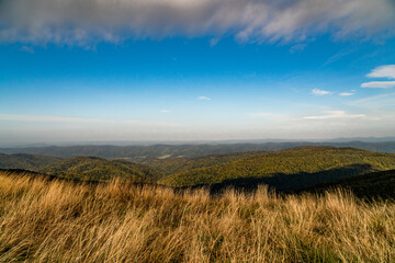 Fototapeta premium Polonina Wetlinska, Bieszczady mountain, Bieszczady National Park, Poland.